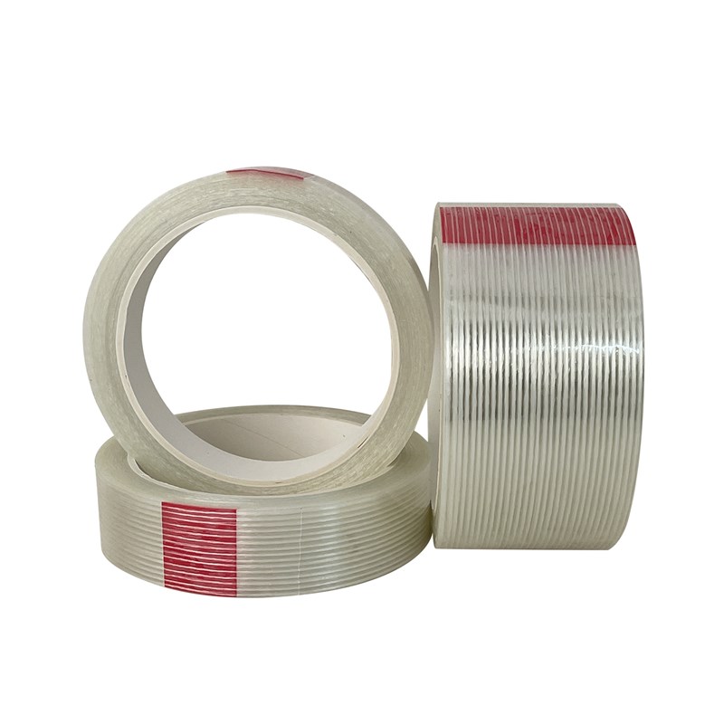 玻璃纤维胶带固定j锂电池组装高粘性条纹单面胶工业重物捆绑加固