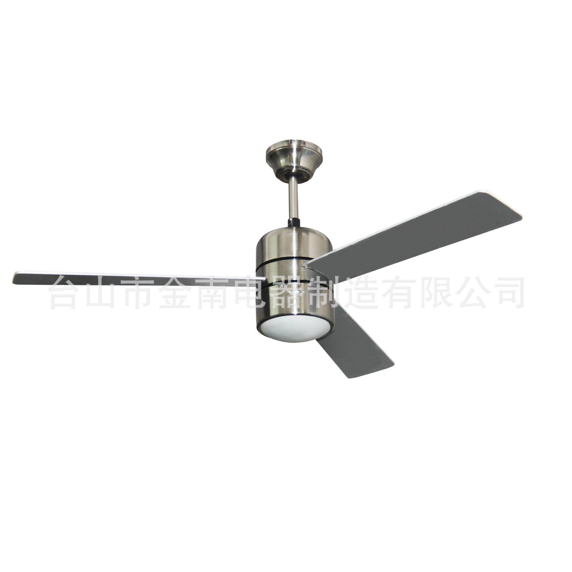 出口热销款现代时尚感装饰吊扇，配遥控插入式扇叶风扇灯