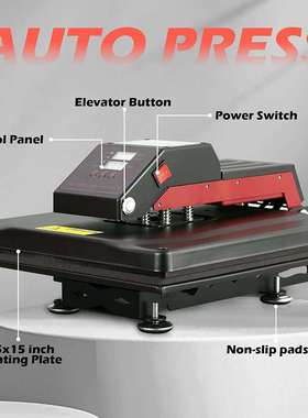 YF65A15自动烫画机Auto heat press machine自动热转印机