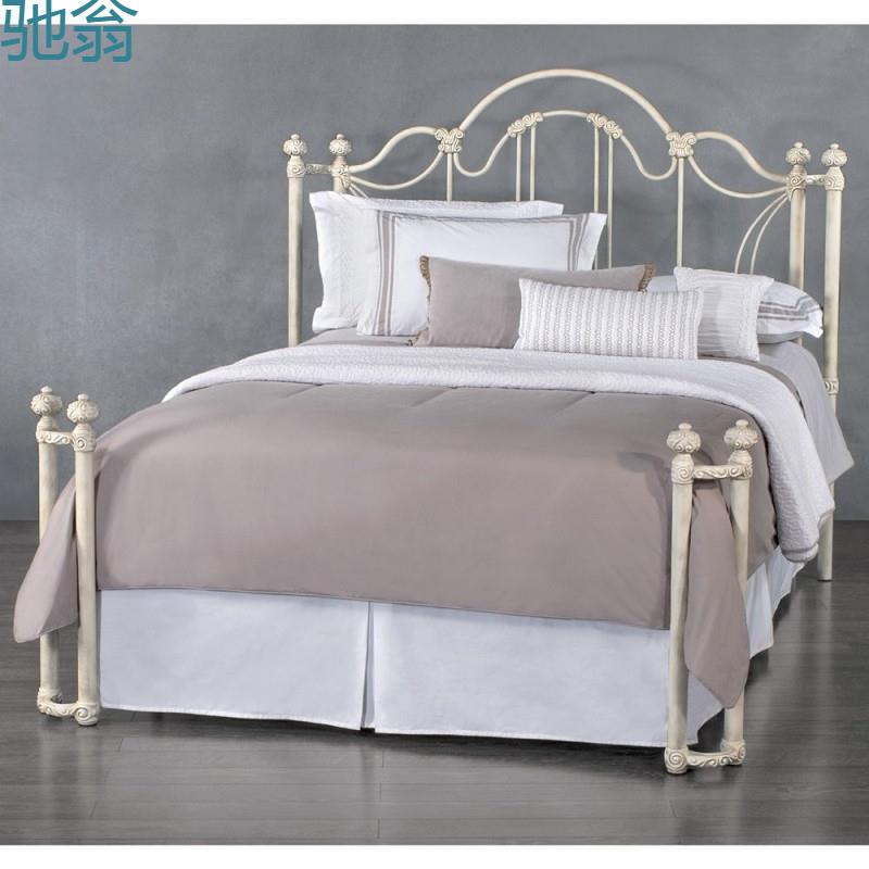 Yf3铁艺床 欧式宫廷铁艺床 单人床双人床1.21.51.8米 复古铁艺床