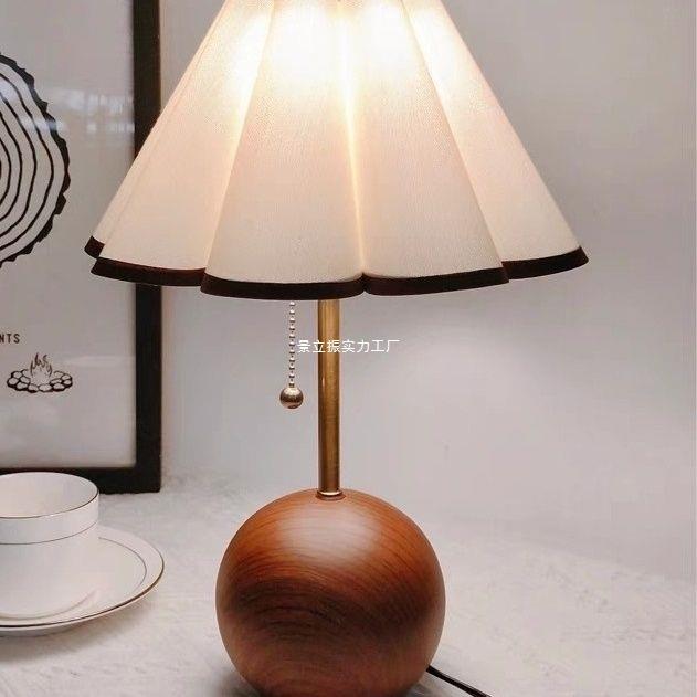 中古台灯法式复古高级感书桌学习阅读装饰灯卧室床头柜氛围灯具厂