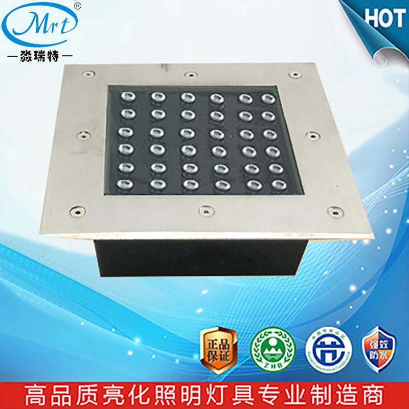 LED户外亮化公园广场RGB内控外控方形埋地灯地埋灯36W和外壳套件