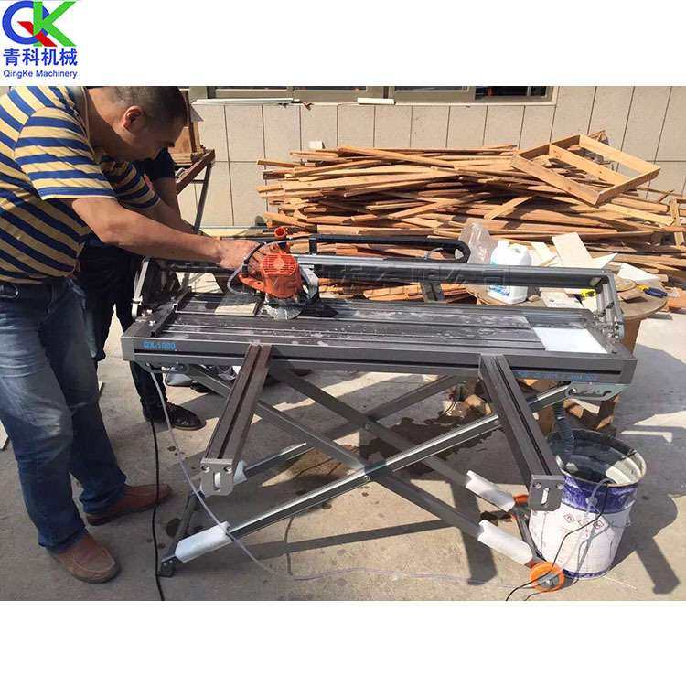 电动瓷砖切割机 台式大理石微晶石切边机 带水循环瓷砖倒角开槽机