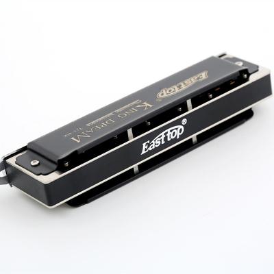 EASTTOP HARMONICA金色梦想者12孔半音阶C调口琴 高档半音阶口琴