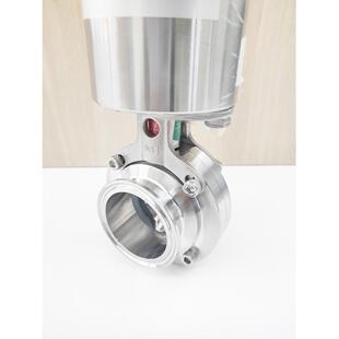 潘特304/316不锈钢头快速安装气动蝶阀D681X卫生级夹紧阀卡盘阀