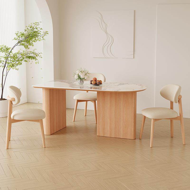 北欧实木岩板餐桌椅小户型家用椭圆形原木色现代简约奶油风饭桌子,特色手工艺,其他特色工艺品,淘宝优惠券,粉丝福利购,淘宝优惠卷