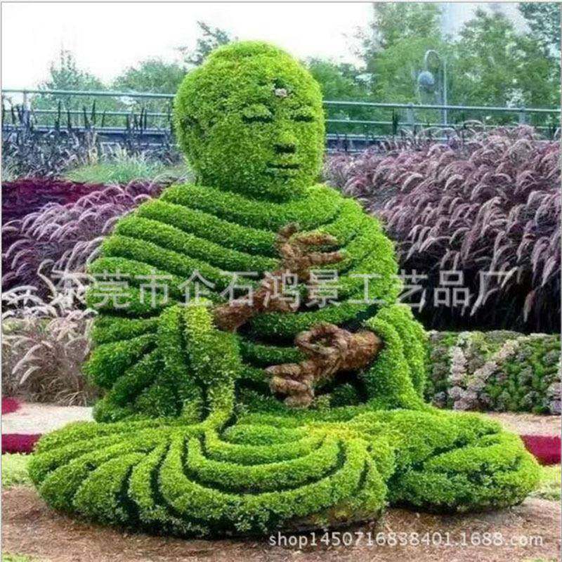 仿真植物绿雕仿真人物雕塑仿真绿雕人造植物雕塑仿真绿雕