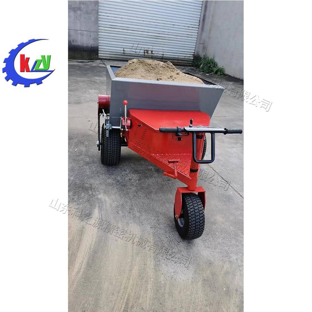 电动座驾式草坪冲砂机园林草地用维护设备小型一体化梳草机