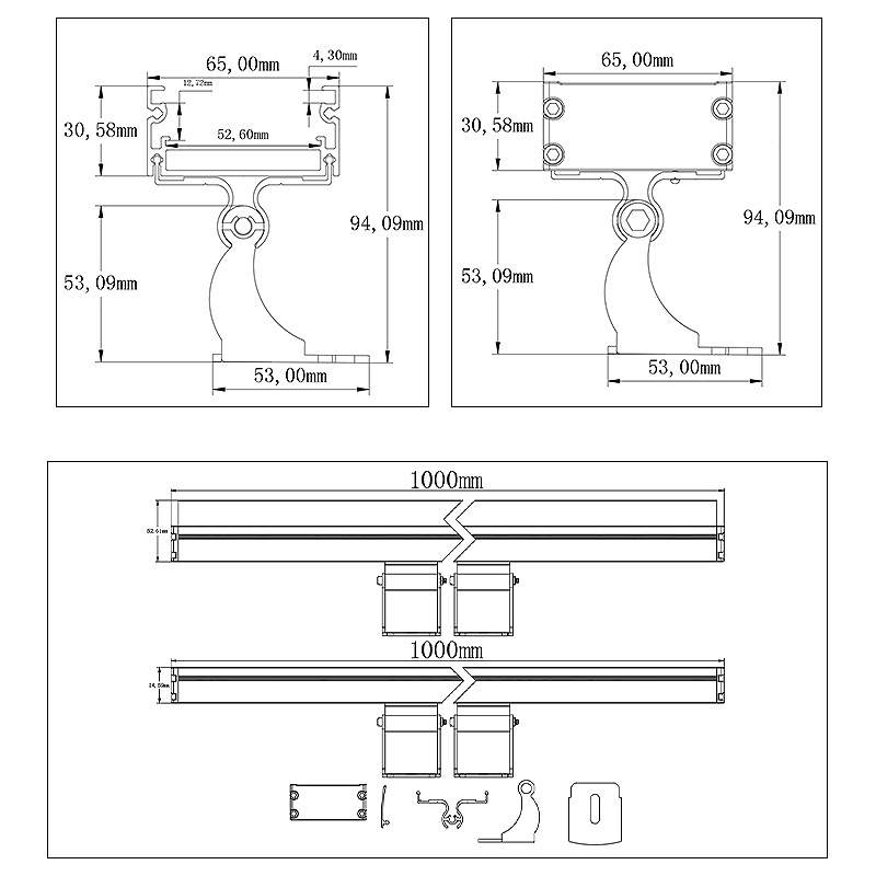 LED洗墙灯DMX512楼宇亮化灯条形灯墙面灯户外防水灯具高亮节能