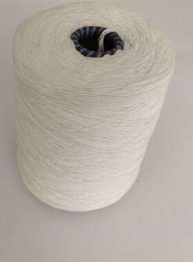 现货白色缝纫线21S/2 夜光线6股本白夜光纱线刺绣线