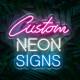 霓虹灯广告牌派对装 饰英文字母灯Customneonsign发光灯牌