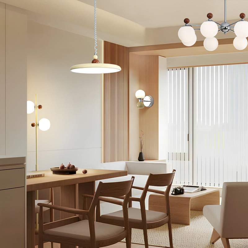双子餐厅吊灯飞碟吊灯北欧艺术现代简约餐桌吧台吊灯具