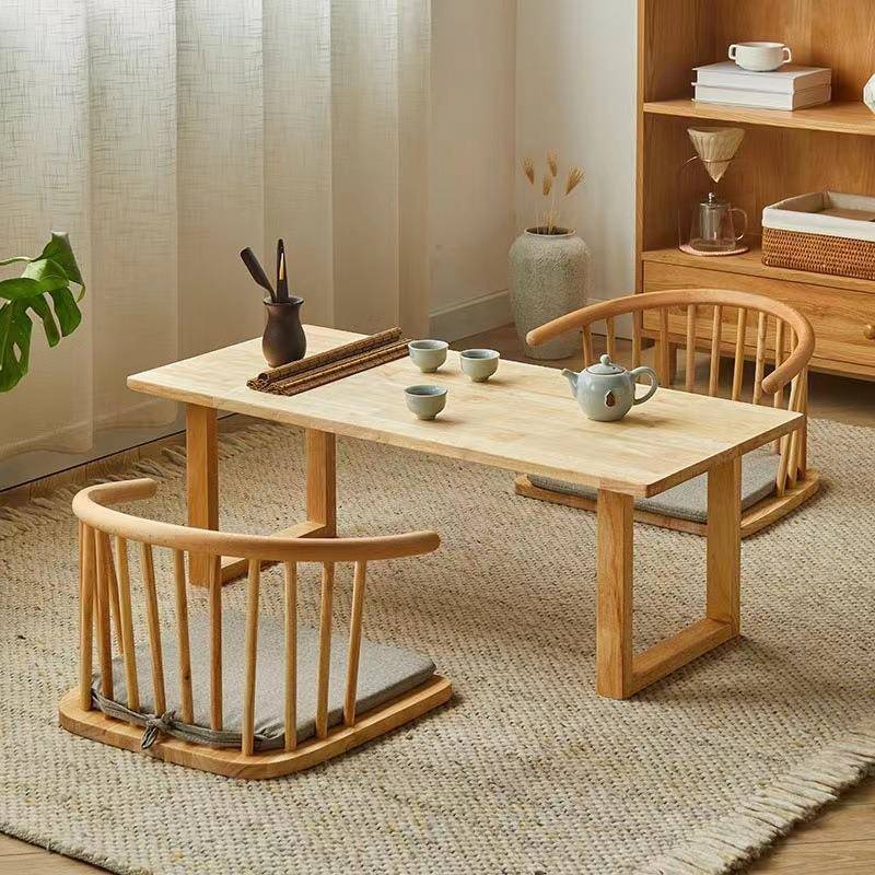 实木炕桌窗台茶几茶桌小桌子卧室坐地桌椅飘窗桌日式榻榻米小茶几