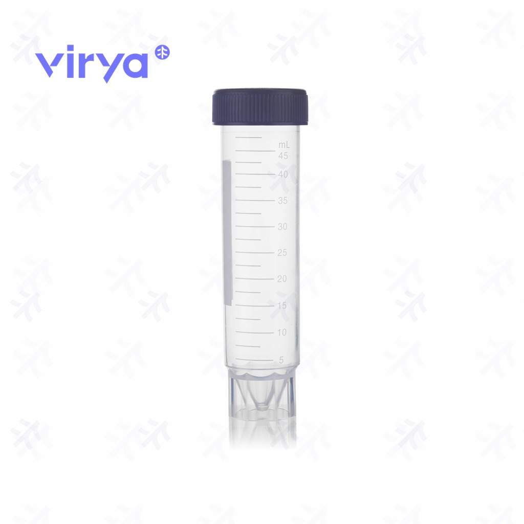 实验室通用塑料EP管离心管 Virya3115001 50ml锥底袋装 非灭菌