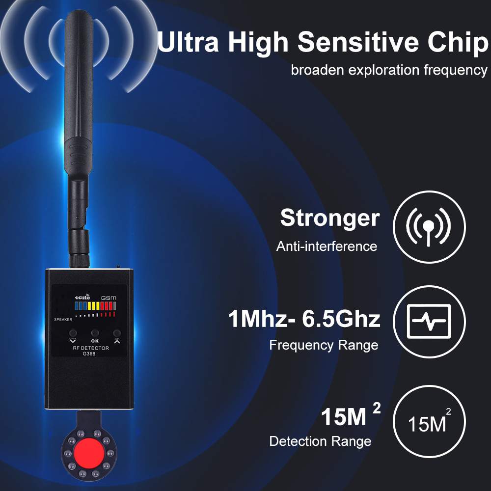 G368Bug Detector Hidden Camera Detector AntiListening Dev ic