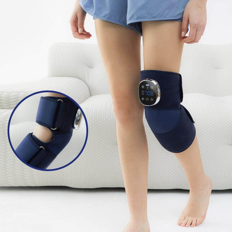 腿部按摩仪充气护膝加热震动绑腿带成人矫正嚣充电款美腿仪热敷