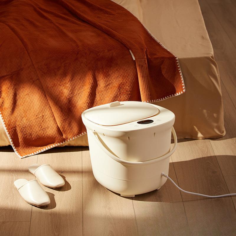 ber/小xiong足浴盆泡脚桶电动按摩恒温加热银离子高深桶