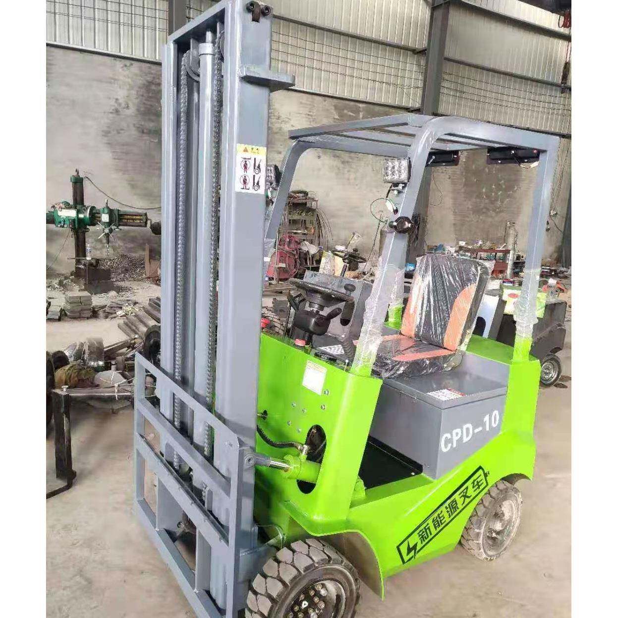 正频四轮座驾式电动叉车2吨小型堆高车1.5吨铲车3吨电动叉车