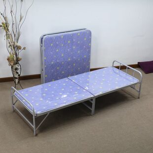 合金午睡床简易办公室午休床硬板床家用单人折叠床铁经济型金属