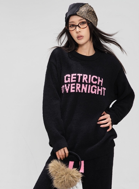 HSNH 【趣味字母绣花套装】家居服男女同款冬季加厚显瘦百搭休闲