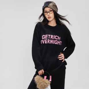 HSNH 【趣味字母绣花套装】家居服男女同款冬季加厚显瘦百搭休闲