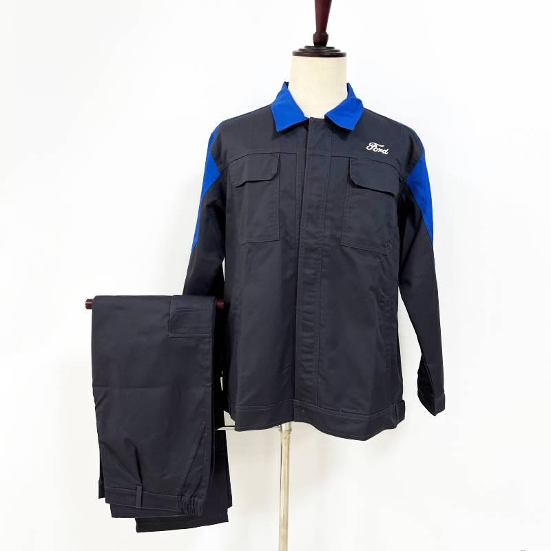 新款福特汽车4S店秋冬长袖短袖工作服售后车间工装定制汽修服