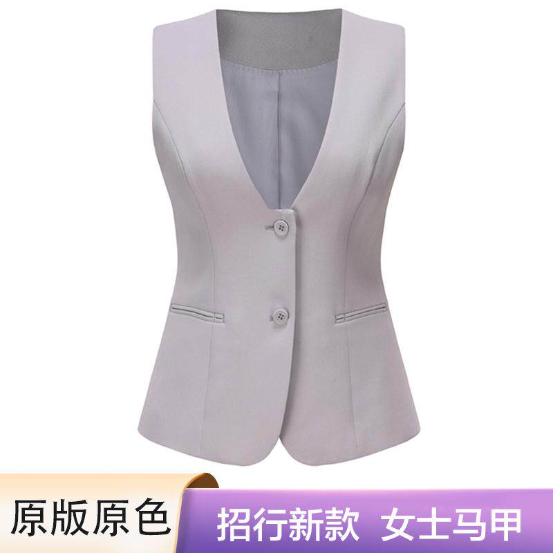 2024新款招行行服马甲灰