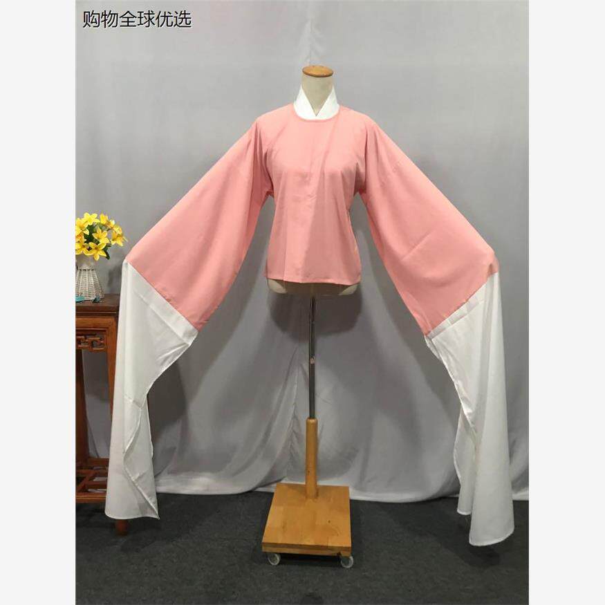 越剧衣箱戏剧服装鞋帽道具头饰配件戏曲用品圆领仿练功水袖女