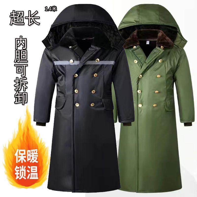 老式军大棉袄短东北保安服冷库专用棉服军冬大衣男长款加厚