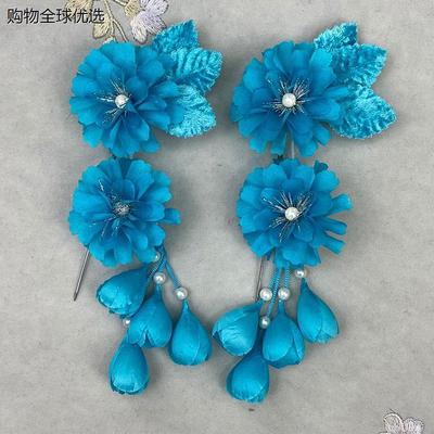 戏曲鬓花绢花耳边剧用品