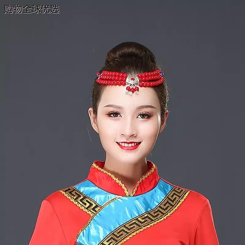 蒙古头饰少数民族藏式舞