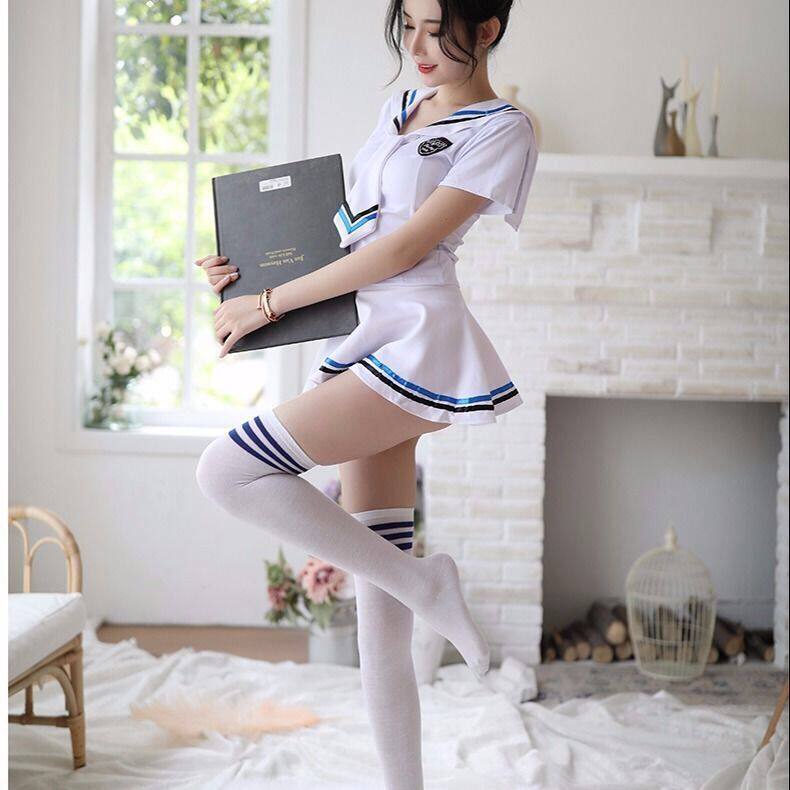 日系大码水手服性感学生装制服足球宝贝主播女纯欲jk夜店角色扮演