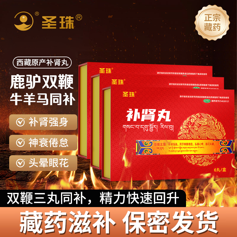 圣珠补肾丸藏药男强身神衰倦怠头晕心悸眼花耳聋中老年补肾中药