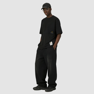 SALVAGES重磅不规则拼接短袖 T恤