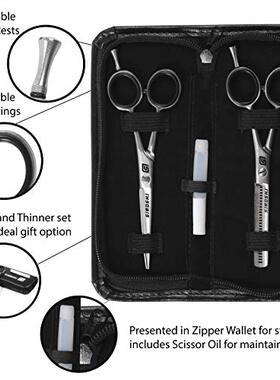 极速Siroshi Hair Styling/Cutting ScissoJr + Thinner Set - Pr