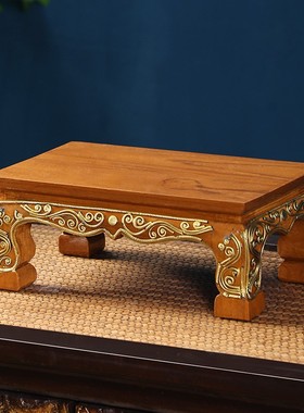 极速异丽泰式实木佛像坐s台泰国木质工艺品摆件家用观音供架供奉