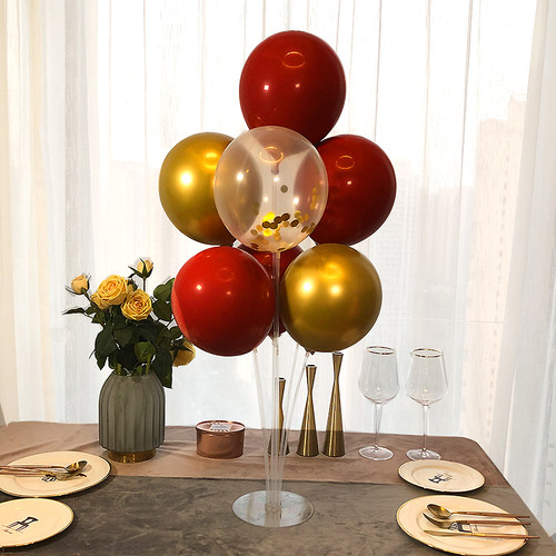 新品Birthday party decoration transparent balPloon set up co
