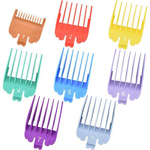 极速DECARETgA Professional Hair Clipper Guide Combs 8 Piece