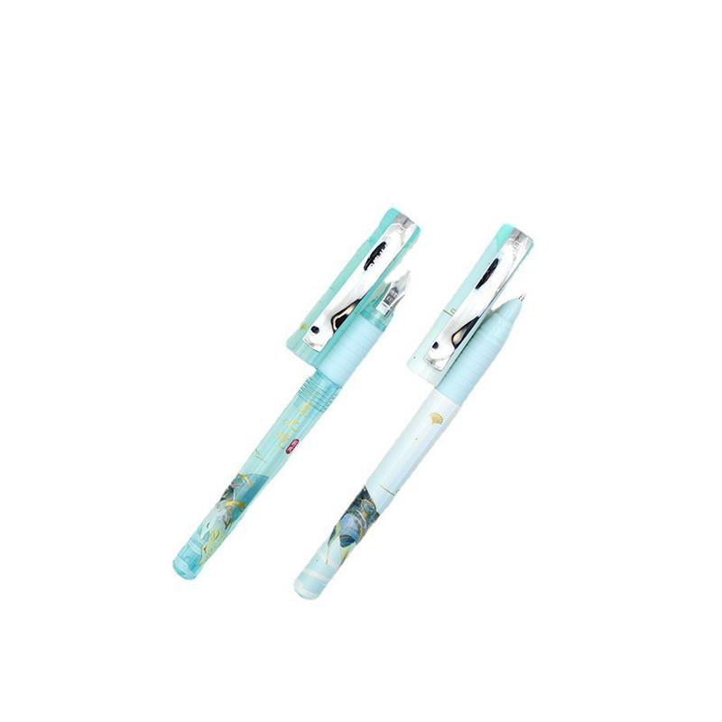 极速2023新款中国风文创用品儿童节EF大尖小尖Q学生可换墨囊文创