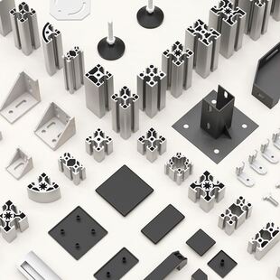 极速铝制品铝f型材工作台工业铝型材流水线铝材4040铝材铝合金401