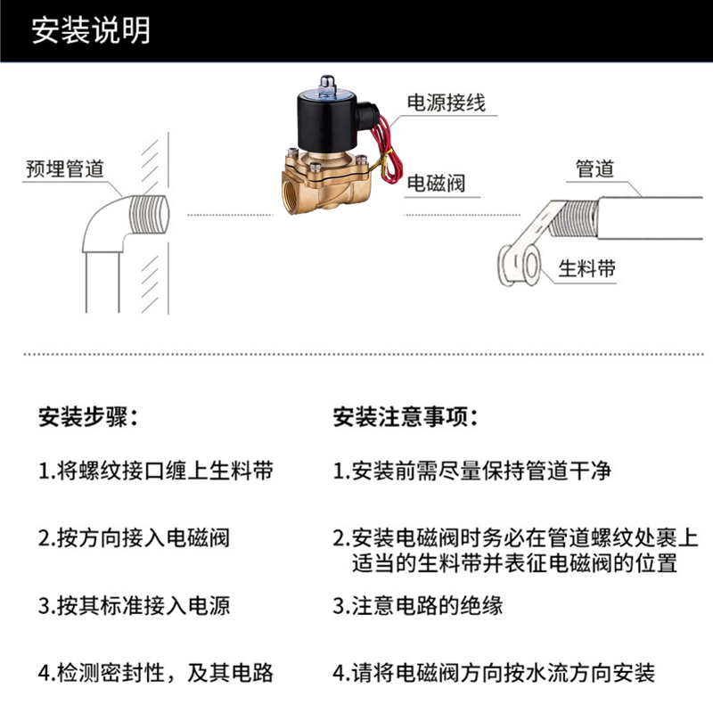 极速常闭电磁阀水阀铜开关气阀AC220VDN50/DNM65/DN80/3寸电磁气