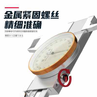 极速高精度工业级带表卡尺双向防震x代表表盘游标卡尺0-150-200-3
