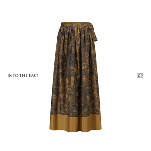 Into The East己印茛苕油彩围系半裙