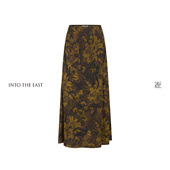 Into The East己印茛苕油彩长半裙