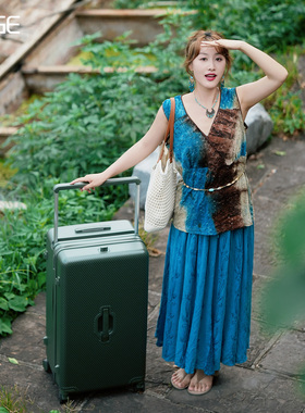 LEGE新款行李箱女男生加厚超大容量中置宽拉杆箱长途旅行登机箱子