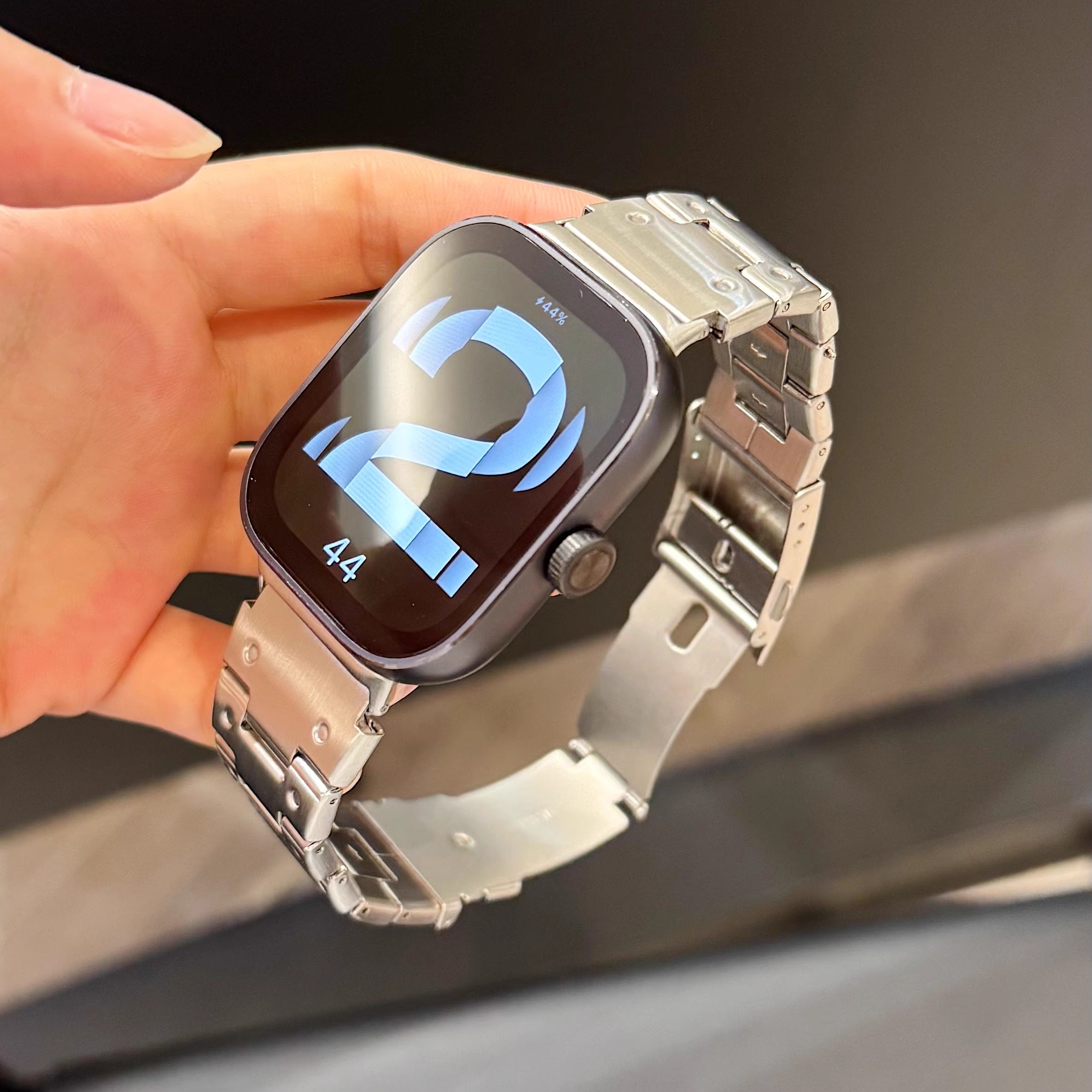 幺诺红米watch圆点机甲金属腕带