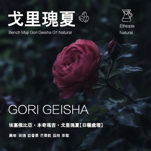 埃塞俄比亚本奇玛吉戈里瑰夏GoriGeisha咖啡豆日晒处理手冲单品豆