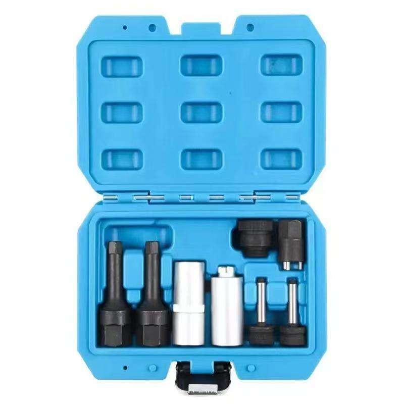 汽车专用工具共轨柴油喷油器CRD维修工具专用8件套组套修理接头优