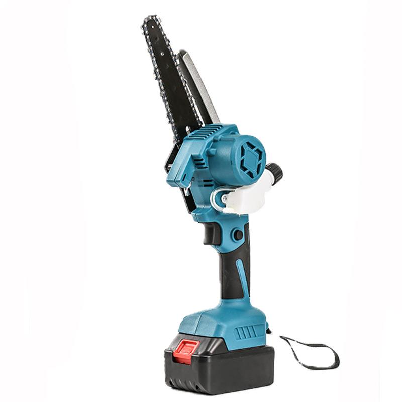 无刷锂电充电电链锯单手锯家用伐木锯电动迷你无线砍树枝工具电锯