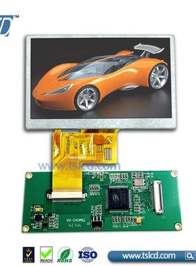 4.3寸TFT液晶屏 MCU接口 带SSD1963板子 500亮度 不带触摸lcd厂家